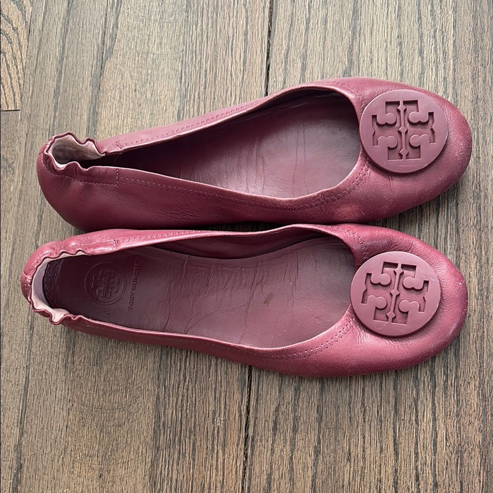 Tory Burch Pink Ballet Flats